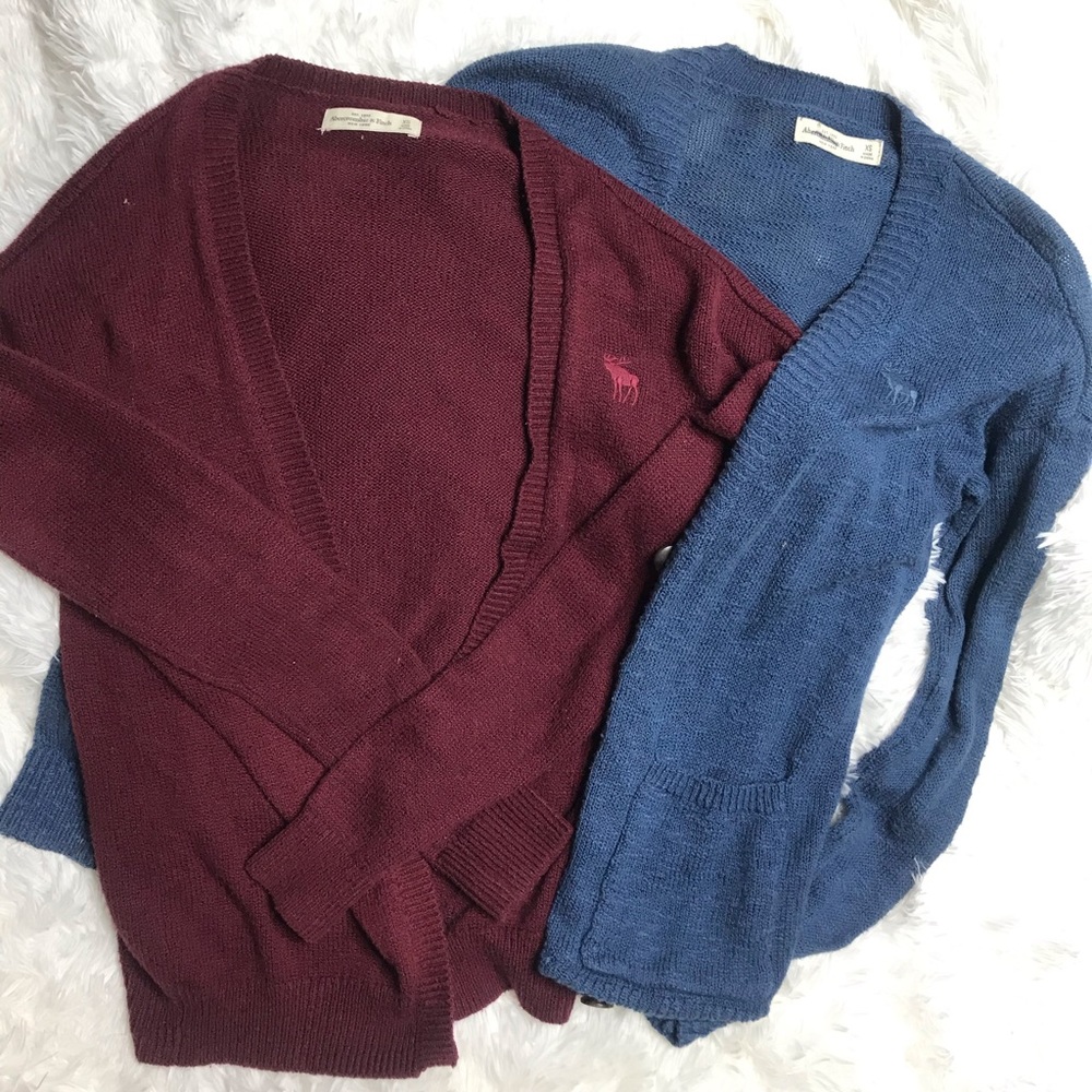 Two Abercrombie Cardigans
